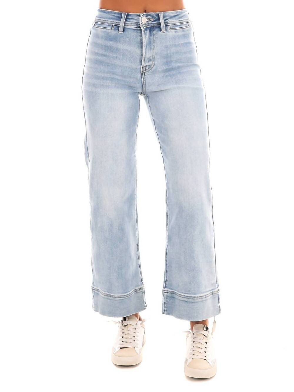 NEW RISEN been about it wide leg jeans in light